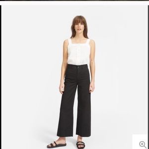Everlane Wide Leg Cropped Pants